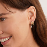 Pendientes de Oro Cristalino Premium