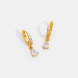 Pendientes de Oro Cristalino Premium